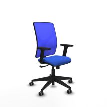 Sedia Da Ufficio Piqueras Y Crespo Motilla Nero Ergonomica Regolabile