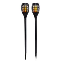 Torce solari Maity Sun – 70 cm – LED bianco caldo – IP44 – Set di 2 – Effetto fiamma – Illuminazione esterna