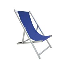 Chaise De Terrasse De Plage En Aluminium D'Été Blue