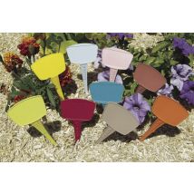 8 Farbetiketten Zum Pflanzen Von Label 25 – Mix Leuchtender Farben – 25 Cm Nortene