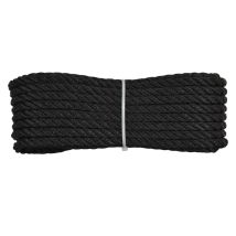 Corderie Italiane 006004233, Gherlino Cima Per Ormeggio, Diametro 12 Mm, 10 Mt, Nero