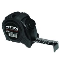 Metrica - Todo Negro Cinta Métrica Autoblocante 19mm X 3m - 38143d