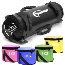 5-20 Kg Power Bag De Musculation 20x60 Cm Sac De Sable Sandbag Noir