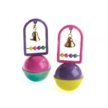 Animalin – Bright and Breezy Bird Toy with Bell – 100 mm – Fun and Hygienic Design for Budgies
