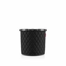Homebasket M Aufbewahrungskorb – Rhombus Schwarz – 40 cm x 30 cm x 25 cm – Reisenthel