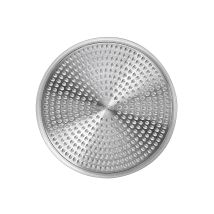 Duschabflusssieb aus Edelstahl mit Silikonrand – Durchmesser 12,1 cm – OXO