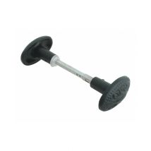 Pomo Doble De Hierro Fundido Negro Para Escuadras De 6 Y 7 Mm