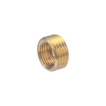 Raccordo in ottone M 15 x 21 - F 12 x 17 - Filettatura 1/2 - 3/8 - Raccordo per tubi in rame