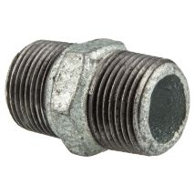 Amaflex - Temperguss-gewindefitting Verzinkt Doppelnippel, Ag X Ag 3/4 Zoll, Typ 280, Dvgw