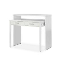 Scrivania Estensibile Consolle Da Studio Bianco