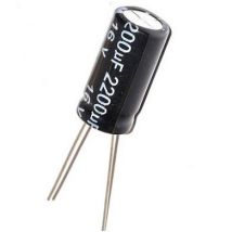 Condensateur Électrolytique 2200uf 16vdc Taille 12x20mm 2200mf16v105