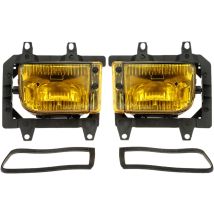 Par De Cubiertas Para Bombillas Antiniebla Delanteras Izquierda Y Derecha De Plástico Transparente Para Bmw Serie 3 E30 (1985-1993) - Amarillo