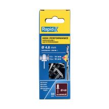 Fp - Rapid High Performance Rivets 4.8 X 20mm Blister Of 50 Rpd5000391