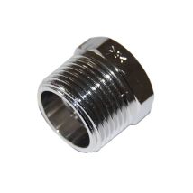 Reducción 241 Cromo de Latón D 3/4X1/2 – Conector en Latón Amarillo – 10 Unidades