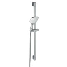 Set Doccia - Set Doccetta, Supporto, Asta Saliscendi E Flessibile, Cromo Kit201,0 - Novaservis