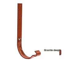 Crochet De Gouttière 125 Mm Acier – 125 X 153 Mm – Rouge Brique Ral 8004
