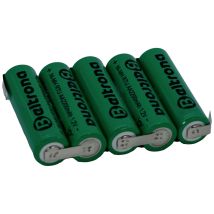 Beltrona - Rtu5aaz Akkupack 5x Mignon (aa) Z-lötfahne Nimh 6 V 2200 Mah
