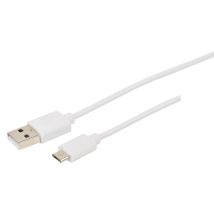 Erard - Micro Usb M / Usb M - 2.4a - 1m - Weiß - 722406 - 3700117224067