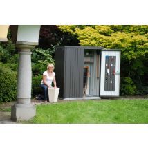 Biohort - Armario Metalico Alto Jardin Color Gris Oscuro Metalizada 190 Large