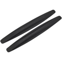 Set Of 2 Universal Anti-collision Rubber Corner Protectors For Car Bumpers
