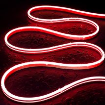 Led-streifen Neon 48v Rot 8w/m Schnitt 5cm Ip65 Nflex6 Nach Maß 10 M