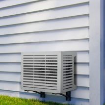 Divina Home - Klimaanlagenabdeckung Für Linear M Klimaanlage Weiß In Aluminium L86 X T44 X H68 Cm
