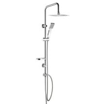 Quadratische Duschsäule Ohne Mischer Damast Smart Relax Q 12445 Chrom