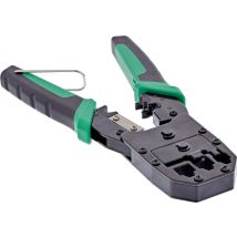 Herramienta Del Electricista Inline Modular Crimpzange Diseño Ergonómico Compatible Rj11 Rj12 Rj45