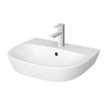 Vitra - Zentrum Wall Hung Basin 600mm Wide - 1 Tap Hole