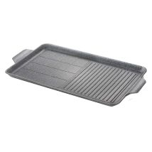 Grillplatte Heart Of Stone 50x30 cm – Antihaftbeschichtung – Induktionsgeeignet – Hergestellt in Italien