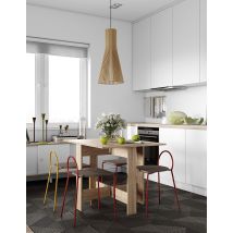 Symbiosis Papillon, Tavolo Pieghevole, Rovere Naturale 103/67/28x76x73,4 Cm