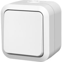 Quarx Aquapro Interrupteur Va Et Vient Étanche Complet Blanc Ip55 - 9667