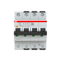 Disjoncteur S303p 25ka 3p+n C 10a - Abb2cds383103r0104