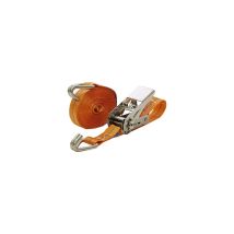 Easydeco - Sangle D'Arrimage Cliquet Et Crochet Inox 4000kg 10m/50mm Orange