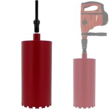 Diamantbohrkrone Ø 200 Mm Mit Adapter Für Bohrmaschine Und Sds-max-bohrhammer
