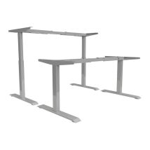 Estructura De Mesa Elevadora De Oficina 2m3s Aluminio Ral 9006610-1270 Mm