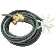 Oventrop – Flexo BLOC 1 G 3/8 – Conexión para tuberías metálicas de 6 y 8 mm – Accesorios incluidos