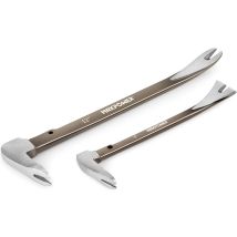 Maxpower 2pcs Nail Puller Set, 8-inch/21cm And 12-inch/30cm Nail Puller Pry Bar And Chisel Scraper