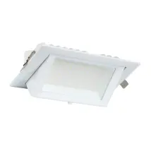 Efectoled - Downlight Led 20w Rettangolare Orientabile 130lm/w Foro 210x125 Mm Bianco Naturale 4000k