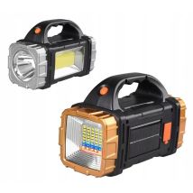 Linterna De Batería Potente Lámpara De Búsqueda Multifuncional 25w Solar Turística