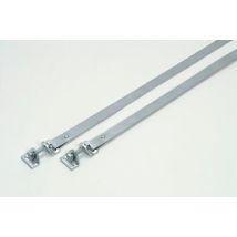 Universalschellenband für Abfallbehälter – Stahl – 30cm – 13cm – 90cm – 220g