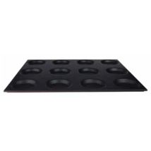 Teglia Gastronorm Antiaderente Con 12 Stampi Diametro 12,5 Cm53x65 Hcm2