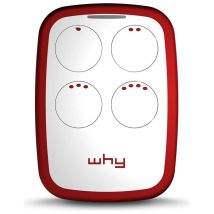 Sice 4791020 Why Evo Noa Radiocomando Universale Multifrequenza 4 Tasti 286 868 Mhz Rolling Code Colore Rosso Granada