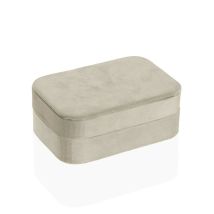 Box-schmuckkästchen Versa Creme Holz Spiegel Holz Mdf 10 X 6 X 14,7 Cm
