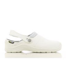 Cortina - Zueco De Cocina Ligero Cortado - Piel Blanca - Talla 42