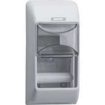 Dispensador Papel Higiénico Wc, 2-rodillos, Blanco