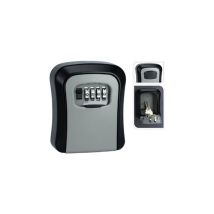 Caja de Seguridad Guardallaves – Capacidad hasta 5 llaves – Cerradura combinación 4 dígitos – Acero resistente a la corrosión – Instalación fácil