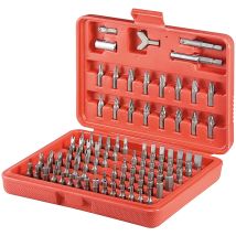 Fixpoint - Set Di Punte Di 100 Elementi, Set Di Bit Per Avvitatori A Batteria E Chiavi A Cricchetto.