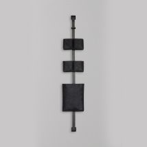 Ever Tape Storage Organizer Fascia Grigia 2 Ganci 2 Basket Double +1 Basket Large Nero Codice Prod: Evtpk200an