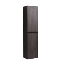 Naturel - Verona Armario Alto De Madera Oscura Con Dos Puertas, 40x30x170cm (veronav40td)